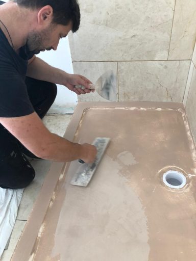 Creative Impressions Microcement Shower Tray