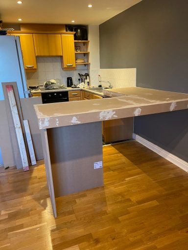 Breakfast bar made using MDF 