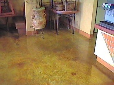 Acid Stained Microcement